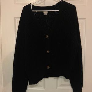 Oversized crochet cardigan